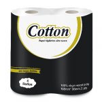 PAPEL HIGIENICO COTTON 400HOJAS DOBLE 4UND