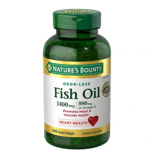 VITAMINAS FISH OIL NATURES BOUNTY 130UNID SEGOMARKET