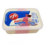 HELADO EFE MANTECADO Y FRESA  2L