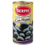ACEITUNAS NEGRAS CON HUESO SERPIS 350GR